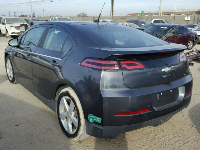 1G1RH6E48DU144658 - 2013 CHEVROLET VOLT CHARCOAL photo 3