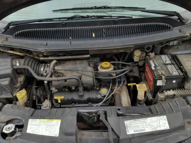 1B4GP44342B559111 - 2002 DODGE GRAND CARA BLUE photo 7