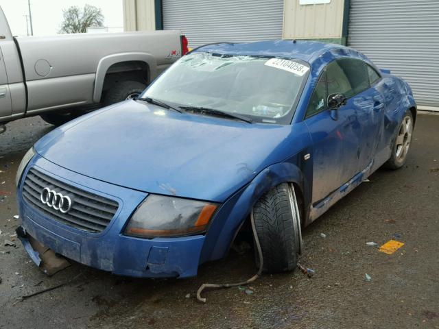 TRUUC28N8Y1010713 - 2000 AUDI TT QUATTRO BLUE photo 2