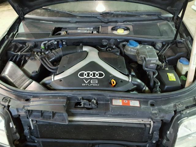 WAULD64B33N032042 - 2003 AUDI A6 2.7T QU BLACK photo 7