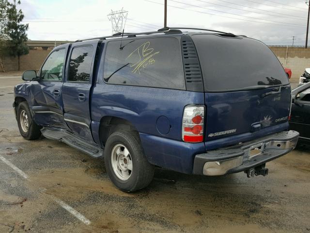 1GNEC16TX1J306176 - 2001 CHEVROLET SUBURBAN C BLUE photo 3