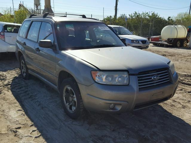 JF1SG63606G758949 - 2006 SUBARU FORESTER 2 GRAY photo 1