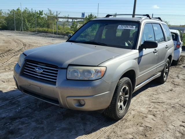 JF1SG63606G758949 - 2006 SUBARU FORESTER 2 GRAY photo 2