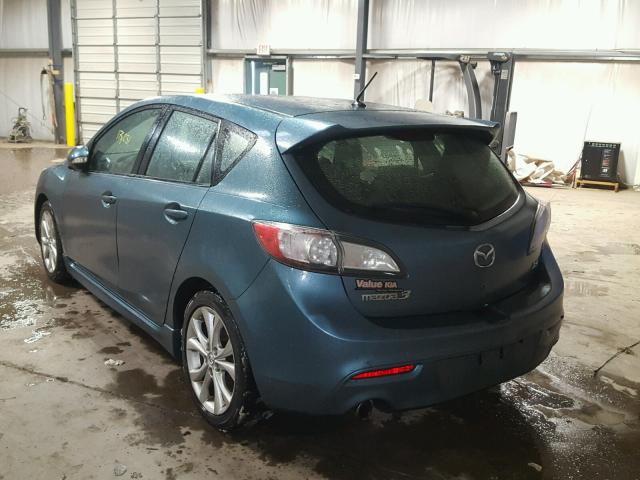 JM1BL1H65A1157159 - 2010 MAZDA 3 S BLUE photo 3