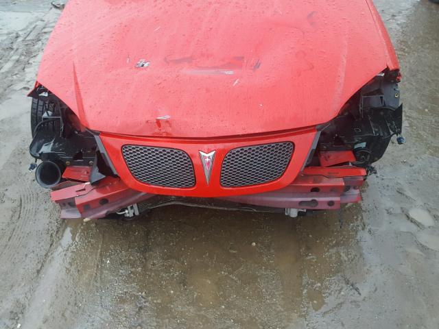 1G2AS18H797251167 - 2009 PONTIAC G5 RED photo 7