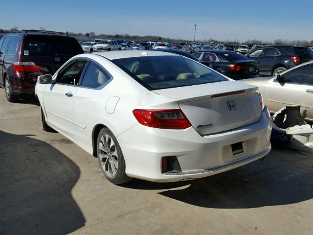 1HGCT1B84EA002950 - 2014 HONDA ACCORD EXL WHITE photo 3