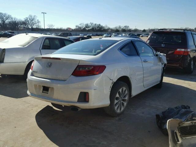 1HGCT1B84EA002950 - 2014 HONDA ACCORD EXL WHITE photo 4