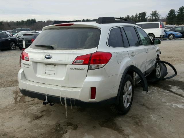 4S4BRCCC6A3355546 - 2010 SUBARU OUTBACK 2. WHITE photo 4