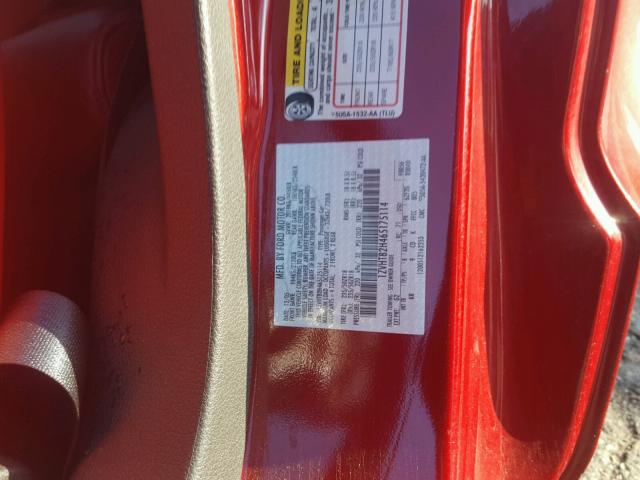 1ZVHT82H465175114 - 2006 FORD MUSTANG GT RED photo 10