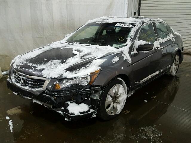 1HGCP26849A003025 - 2009 HONDA ACCORD EXL GRAY photo 2