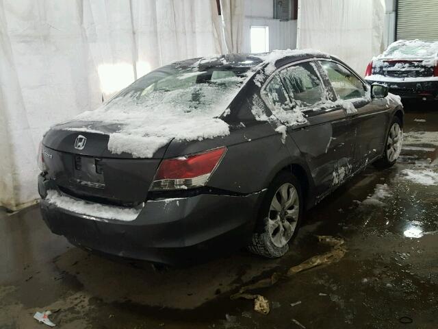 1HGCP26849A003025 - 2009 HONDA ACCORD EXL GRAY photo 4