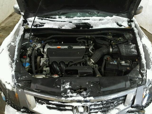 1HGCP26849A003025 - 2009 HONDA ACCORD EXL GRAY photo 7