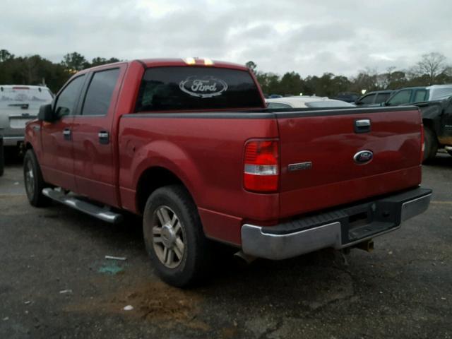 1FTRW12W18FA59239 - 2008 FORD F150 SUPER RED photo 3