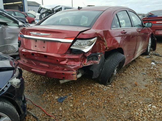 1C3BC4FB2BN524986 - 2011 CHRYSLER 200 LX MAROON photo 4