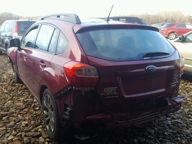 JF1GPAL65CH236736 - 2012 SUBARU IMPREZA SP BURGUNDY photo 3