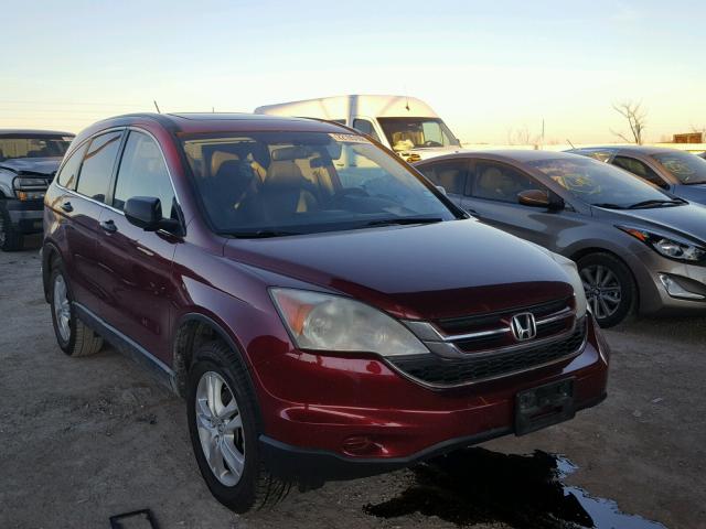 5J6RE3H53AL047107 - 2010 HONDA CR-V EX MAROON photo 1