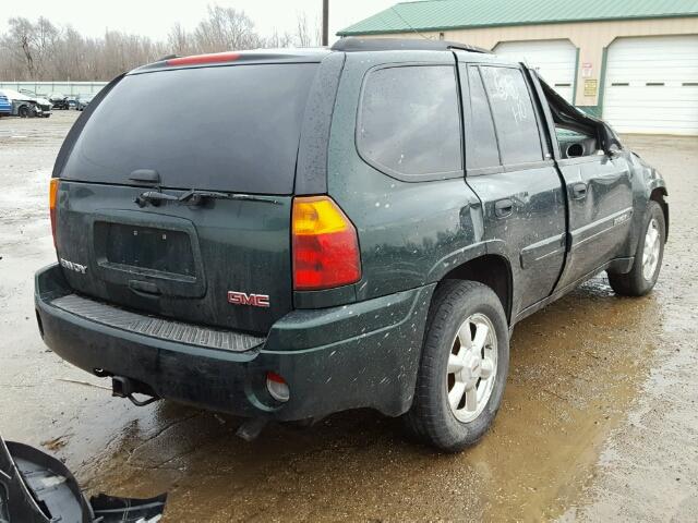 1GKDT13S232284868 - 2003 GMC ENVOY GREEN photo 4