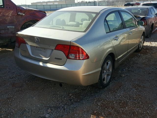 1HGFA15877L030005 - 2007 HONDA CIVIC EX ოქროსფერი ფოტო 4