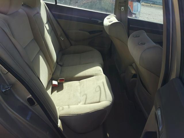 1HGFA15877L030005 - 2007 HONDA CIVIC EX ოქროსფერი ფოტო 6