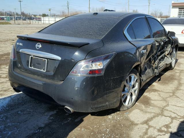 1N4AA5AP5CC851584 - 2012 NISSAN MAXIMA S BLACK photo 4