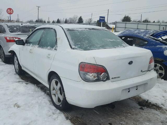 JF1GD67676H500866 - 2006 SUBARU IMPREZA 2. WHITE photo 3