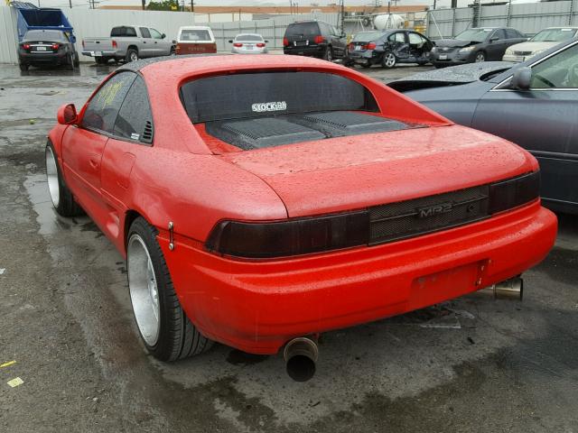 JT2SW21N4M0014429 - 1991 TOYOTA MR2 SPORT RED photo 3