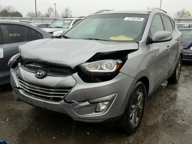 KM8JUCAG3EU815732 - 2014 HYUNDAI TUCSON GLS GRAY photo 2