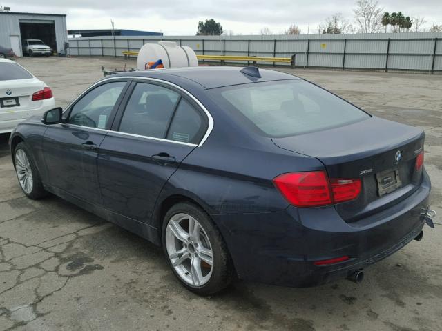 WBA3B9G53FNR93855 - 2015 BMW 335 XI BLUE photo 3