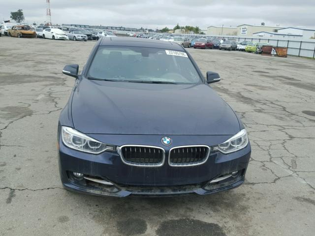 WBA3B9G53FNR93855 - 2015 BMW 335 XI BLUE photo 9