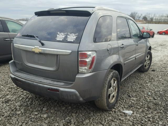 2CNDL63F756048391 - 2005 CHEVROLET EQUINOX LT GRAY photo 4