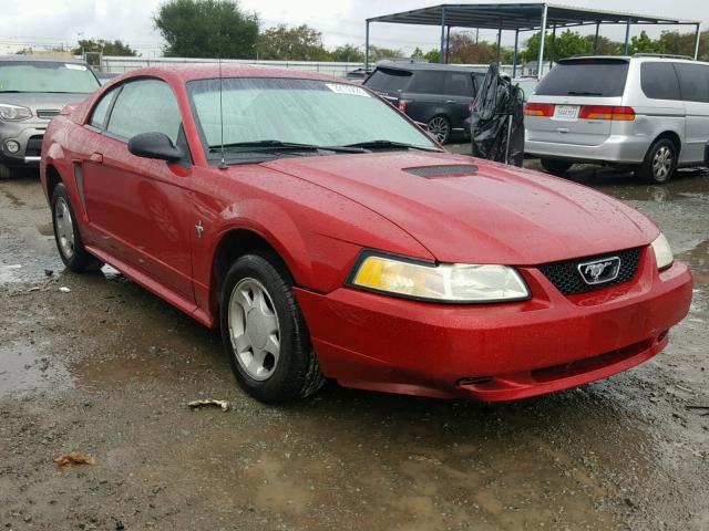 1FAFP4046YF104975 - 2000 FORD MUSTANG RED photo 1