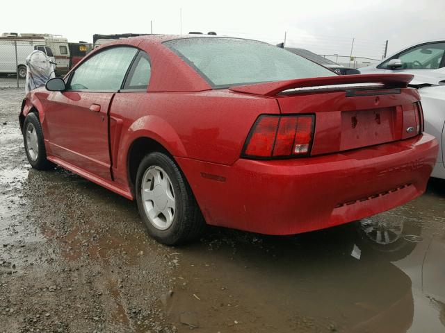 1FAFP4046YF104975 - 2000 FORD MUSTANG RED photo 3