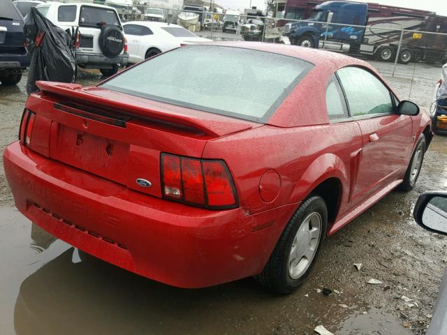 1FAFP4046YF104975 - 2000 FORD MUSTANG RED photo 4