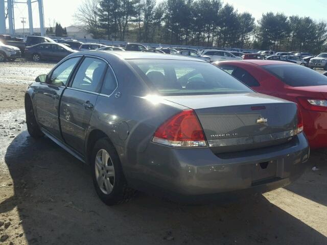 2G1WB57N791103655 - 2009 CHEVROLET IMPALA LS GRAY photo 3