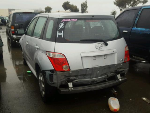 JTKKT604965003988 - 2006 TOYOTA SCION XA SILVER photo 3