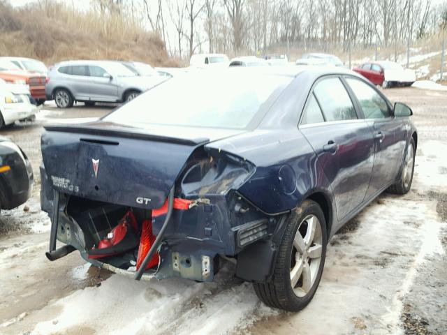 1G2ZH57N584293661 - 2008 PONTIAC G6 GT BLUE photo 4