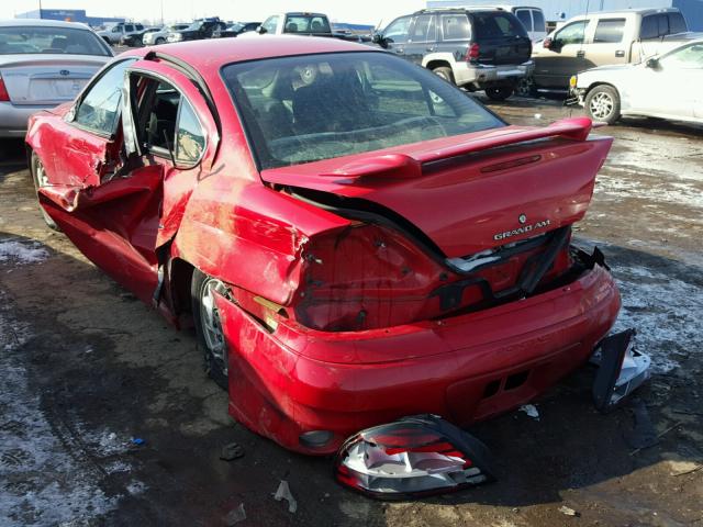 1G2NF52E24M509813 - 2004 PONTIAC GRAND AM S RED photo 3