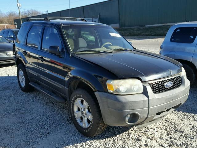 1FMYU03105KA88227 - 2005 FORD ESCAPE XLT BLACK photo 1