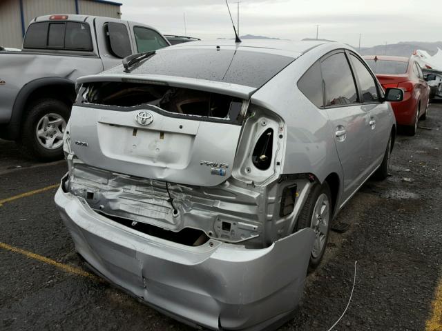 JTDKB20U277652119 - 2007 TOYOTA PRIUS SILVER photo 4