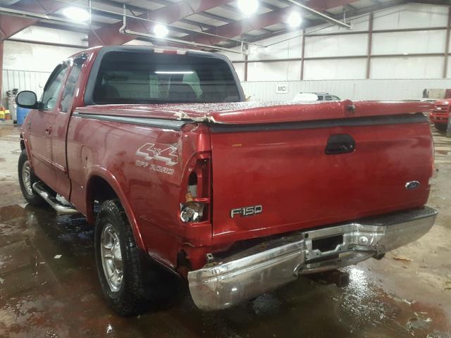 1FTRX18L7XKA85991 - 1999 FORD F150 RED photo 3