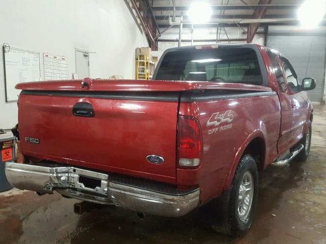 1FTRX18L7XKA85991 - 1999 FORD F150 RED photo 4