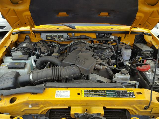 1FTYR14E09PA02646 - 2009 FORD RANGER SUP YELLOW photo 7