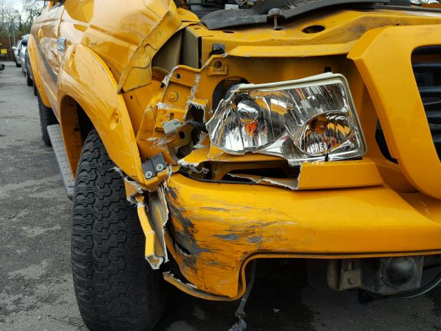 1FTYR14E09PA02646 - 2009 FORD RANGER SUP YELLOW photo 9