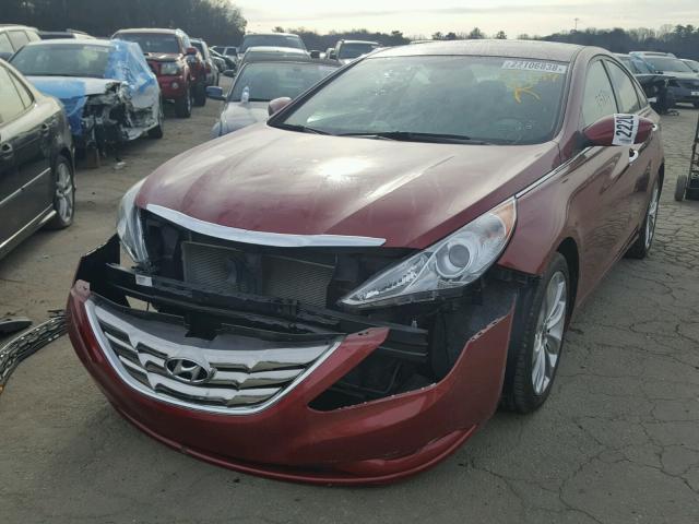 5NPEC4AC7BH256865 - 2011 HYUNDAI SONATA SE RED photo 1