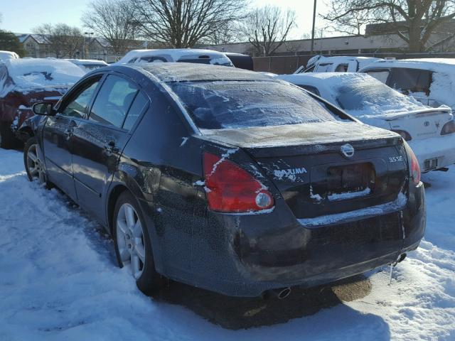 1N4BA41E95C838191 - 2005 NISSAN MAXIMA SE BLACK photo 3