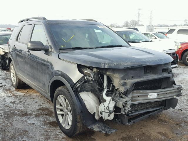 1FM5K8B83FGC47008 - 2015 FORD EXPLORER BLACK photo 1