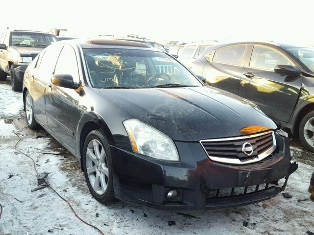 1N4BA41E68C834202 - 2008 NISSAN MAXIMA SE BLACK photo 1