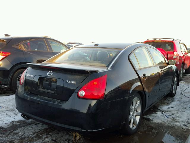 1N4BA41E68C834202 - 2008 NISSAN MAXIMA SE BLACK photo 4