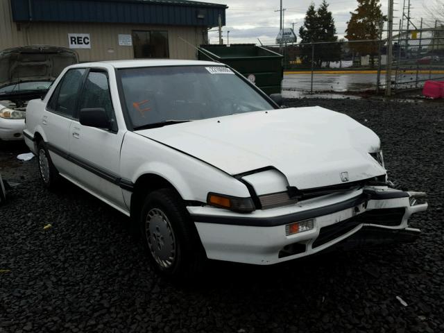 JHMCA5635KC086415 - 1989 HONDA ACCORD LX WHITE photo 1