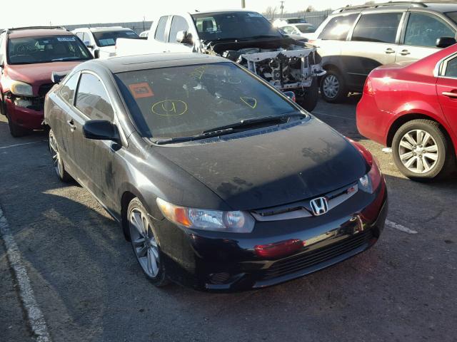 2HGFG21528H709341 - 2008 HONDA CIVIC SI BLACK photo 1